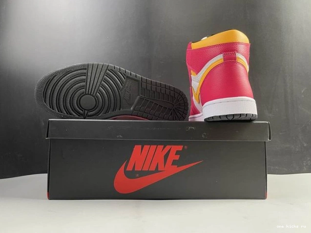 Rep Onekick Jordan 555088-603 Fusion High OGLight Air 1 Red 0810